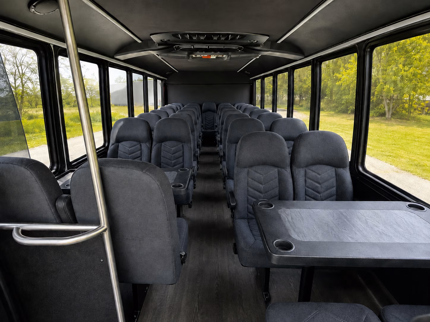 las vegas 18 passenger minibus inside