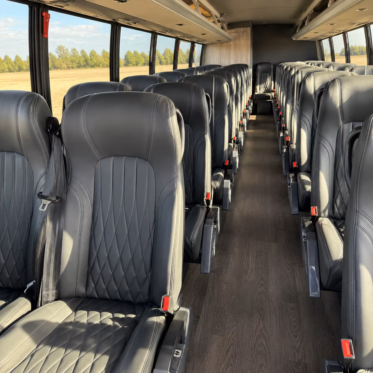 las vegas convention transportation onboard seating