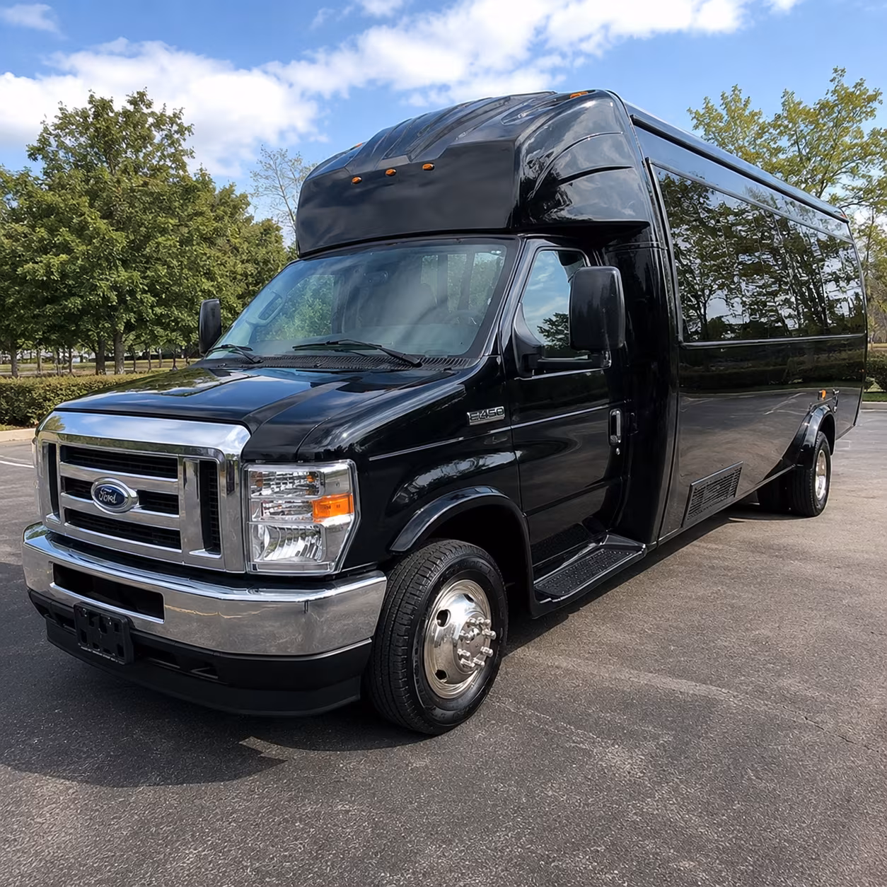 las vegas night town party bus rental
