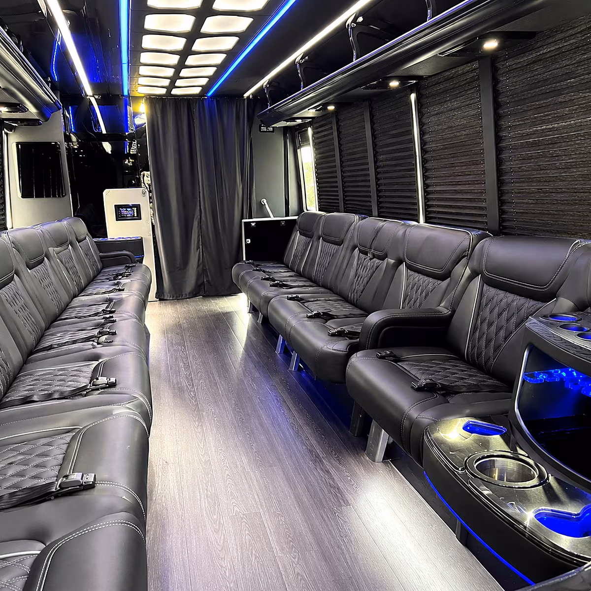 las vegas wedding party bus rental