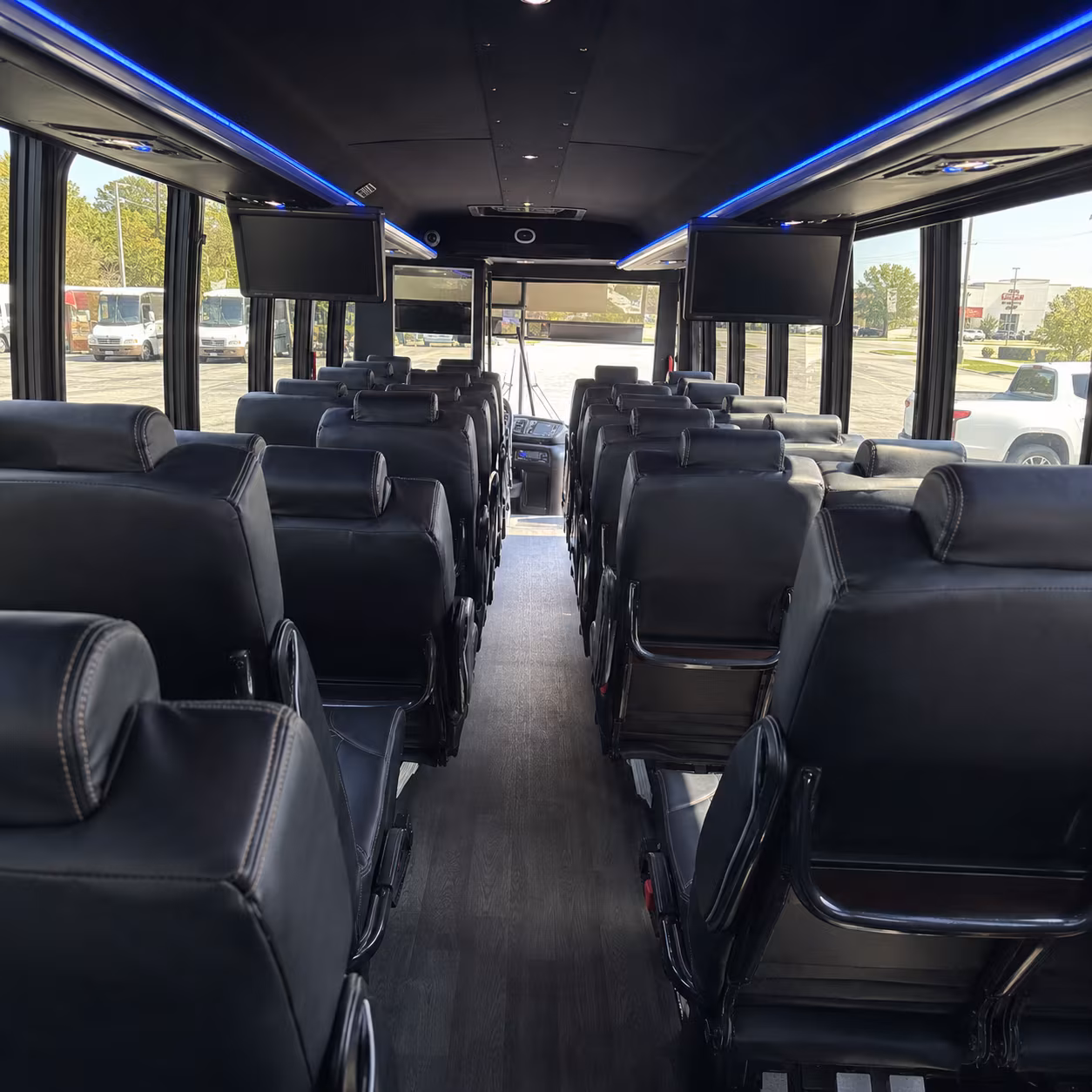 minibuses and charter buses for vegas golden knights away game watch parties and alumni travel